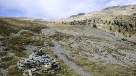 Montée balisée avec l’objectif en vue