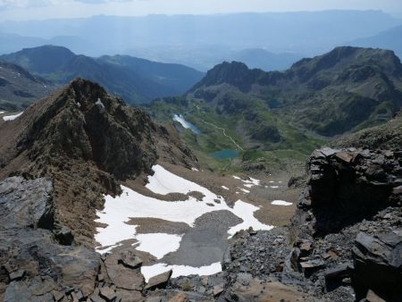 La plaine de la Pra depuis la Grande Lauzière