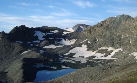 Lac du Fond et Pointe des Fours.