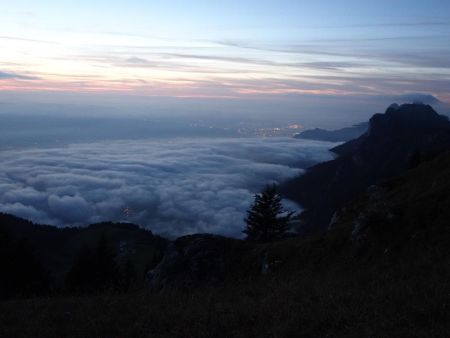 Descente avec la nuit...