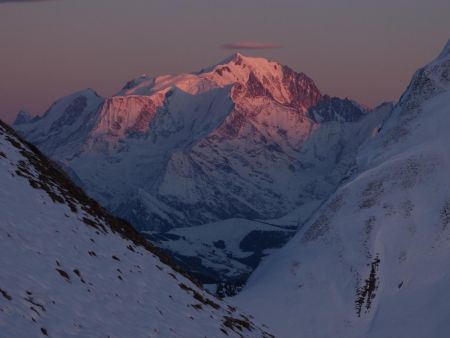 Dernières couleurs sur le Mont Blanc...