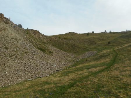 Col de la Crèche en haut.