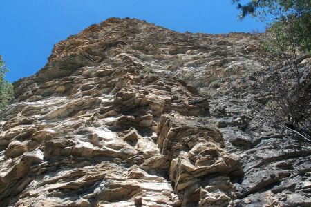 Retour par les falaises de la Pisterne