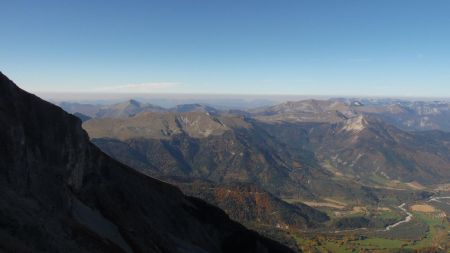 Vue sur le Diois et le Vercors