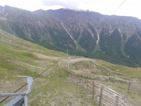 Depuis le haut du dernier pylône...