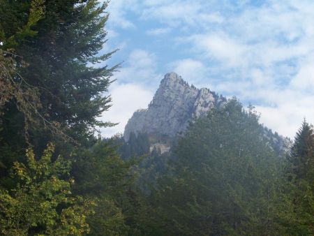 C’est là haut que j’aurai du passer, le col du Freney est derrière.