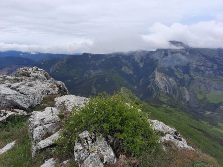 La vue sur les Cloches de Barles