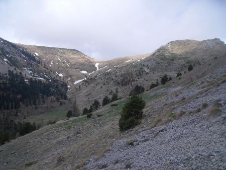 Col de Tournerond et les crêtes du Sommet Chevalet