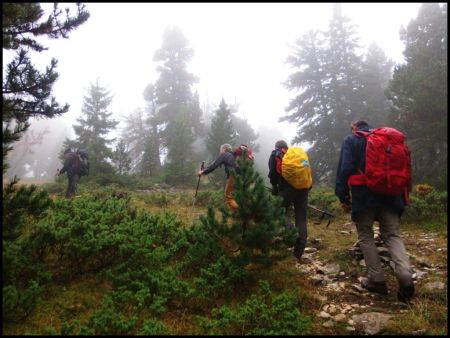 Au-dessus du point 1406m direction Tête du Petit Jardin.