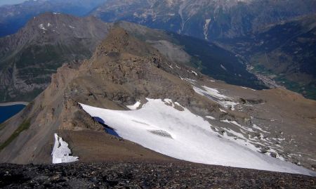 Descente de l’arête Ouest et le Signal du Grand Mont Cenis.