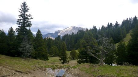 Arrivée à la Plate Bansi, avec vue sur Chamousset