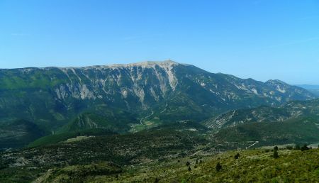 Sept km de large à plus de 1600m d’altitude...