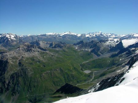 Vallon de la Plagne (vers la Grande Motte), Grande Sassière et Ruitor