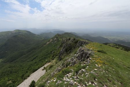 Début de la descente sur le col Lachaud.