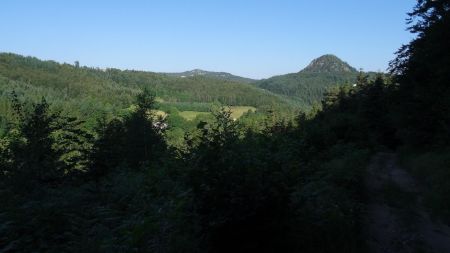 Descente dans de le ravin de l’Auze.