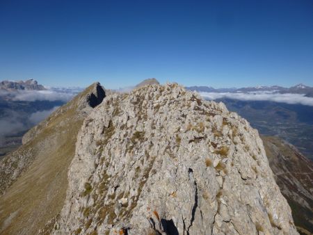 Le sommet nord du Bec de l’Aigle...