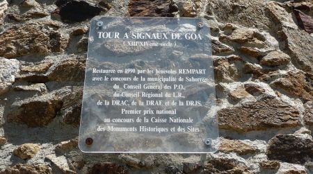 Une plaque