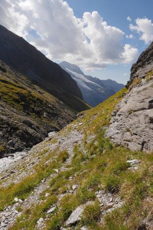 Rétrécissement du vallon.