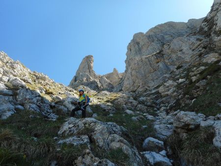 Dans le rétro, cime pointue caractéristique.