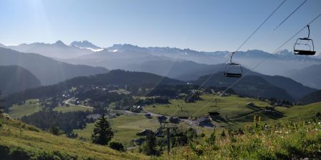 Départ peu après le col de la Ramaz