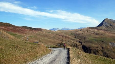 Tout au fond le Col de Véry