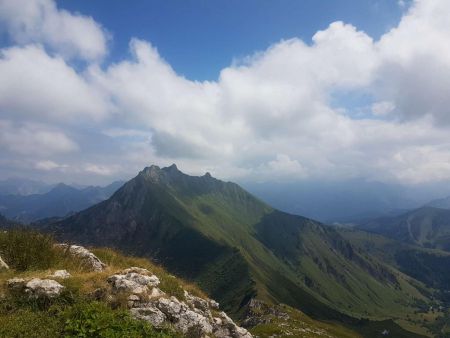 Le roc d’enfer vue depuis Chalune