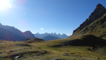 Vue sur les Aiguilles d’Arves