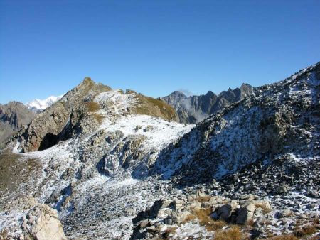 La petite combe finale qui mène au sommet