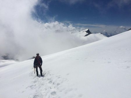 sur le versant Est (glacier du Monêtier)