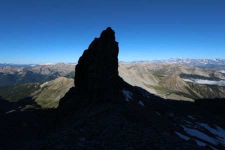 Le piton du col des Portes.