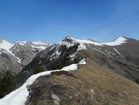 Au sommet des Teyssonnières, vu sur les 3 autres sommets gravis