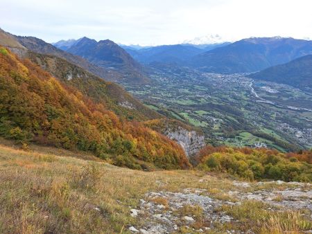 Les rocs des Tailles et le Mont Blanc en prime