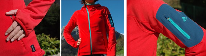 Veste montagne polaire femme Adidas Super Trekking Fleece Jacket